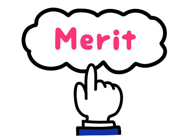 Meritの吹き出し